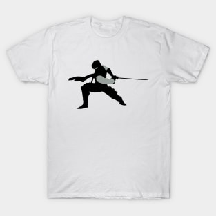 Ninja Gaiden Ryu Sword Slash Silhouette T-Shirt